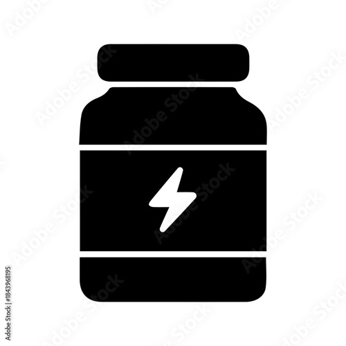 Energy Supplement Jar Icon