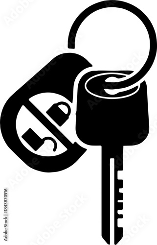 
Image of car and house key symbols as a security feature