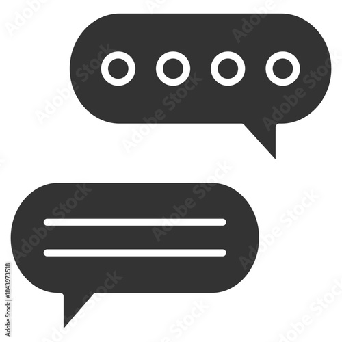 Story Glyph Icon Vector Illustration