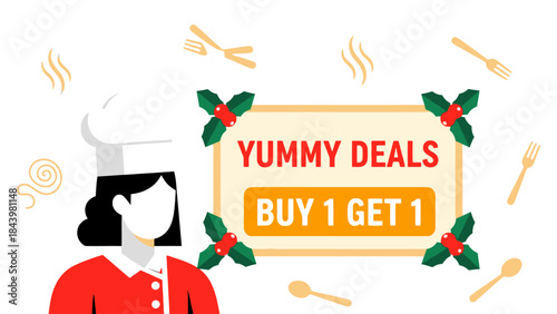 Yummy Deals Buy 1 Get 1 Free Special Offer for Food Lovers and Restaurant Promotions