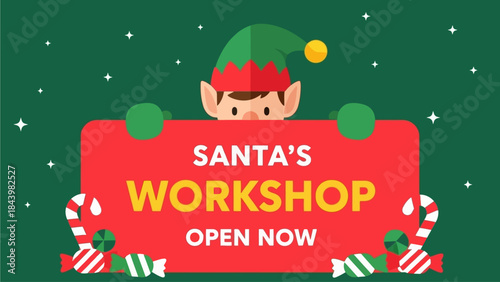 Magical Workshop Now Open A Jolly Elf Reveals the Start of Festive Creations and Sweet Surprises