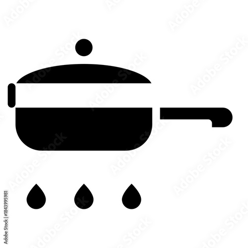 Pan on fire icon