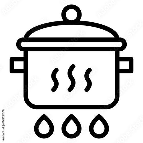 Pan on fire icon
