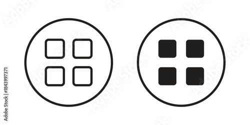 Apps icon design element, vector illustration. Editable vector collections.