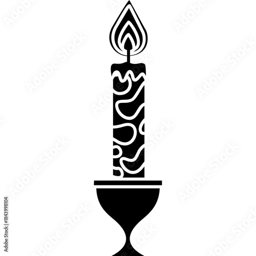 standing-candle-holder-clipart-icon