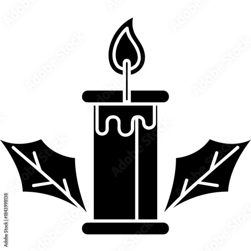 holiday-candle-hand-drawn-outline-icon