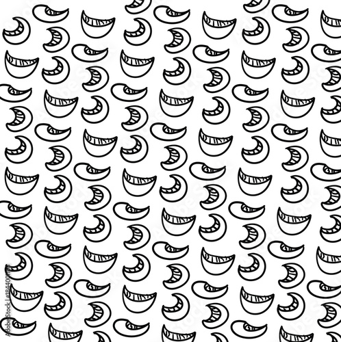 Cut or bitten pieces of fruit or unknown vegetables.