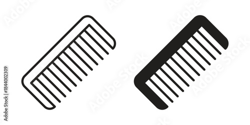 Hair brush icon design element, vector illustration. Editable vector collections.