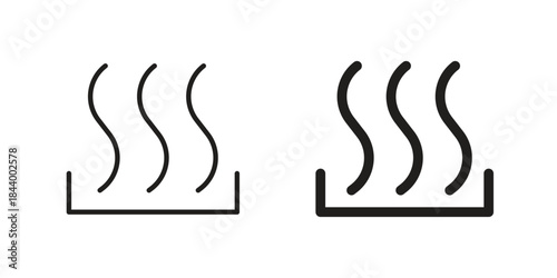 Heat icon design element, vector illustration. Editable vector collections.