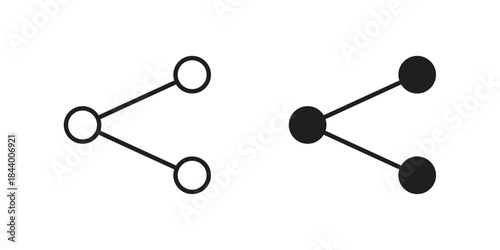 Share icon design element, vector illustration. Editable vector collections.