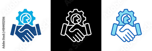 Strategic Partnership triplestyle icon