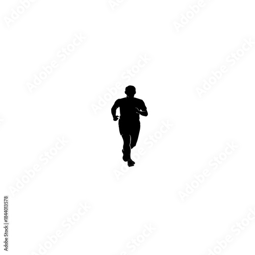 Silhouette of a Runner