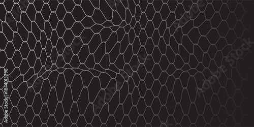 Abstract background with curved lines. Striped waves texture. Geometric pattern with horizontal thin lines vector