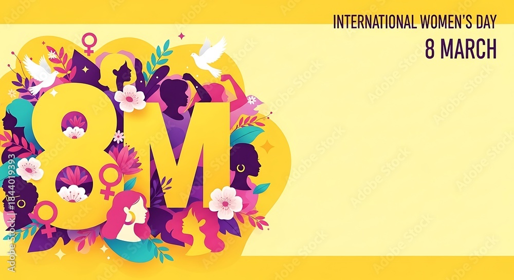 Fototapeta premium International Women's Day: March 8th Celebration & Empowerment