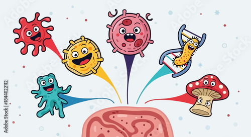 Diverse Microorganisms and Fungi Interacting with Human Brain.