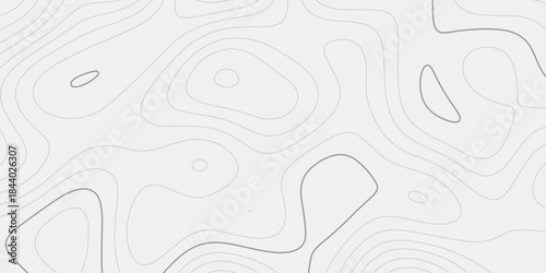 GEOMETRIC TOPOGRAPHY GRID STRUCTURE
WITH BLACK CONTOUR LINE PAPER ART DESIGN