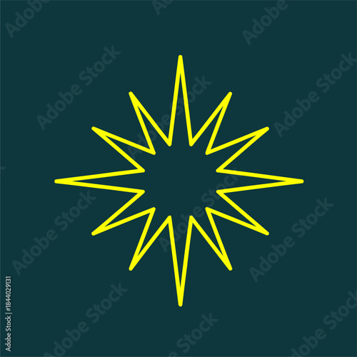 Starburst Illustration for Modern Visuals