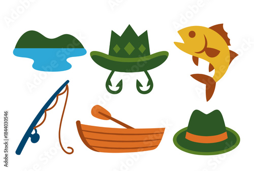 Plan your outdoor adventure with this fishing themed design, perfect for invitations, posters, or social media campaigns that celebrate a love for the outdoors