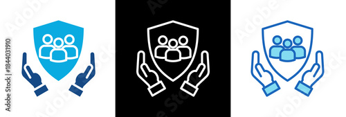 Social Insurance triplestyle icon