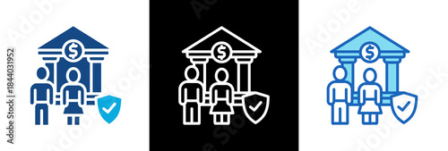 Public Insurance triplestyle icon