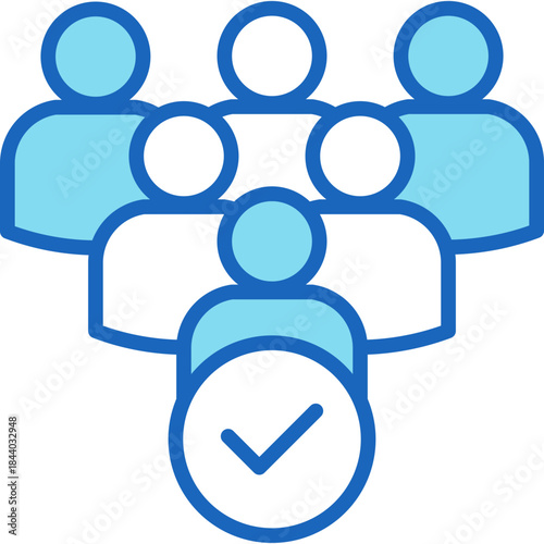 Participants blue icon