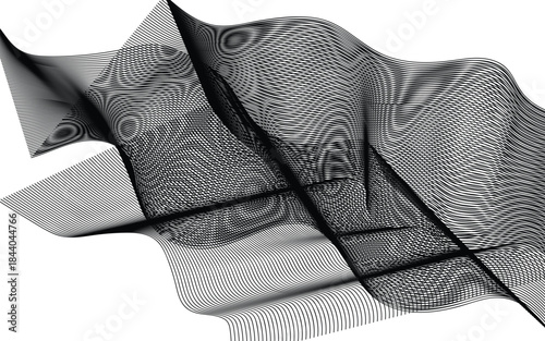 black and white fabric texture