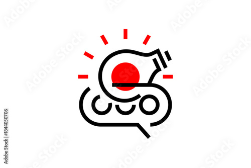 Abstract Modern Logo Mark – Clean Minimal Geometric Design, Vector Illustration