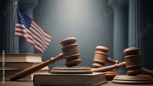 Editorial style justice symbolism justice american law and court concept with balance scales and formal lighting for legal system justice theme media use