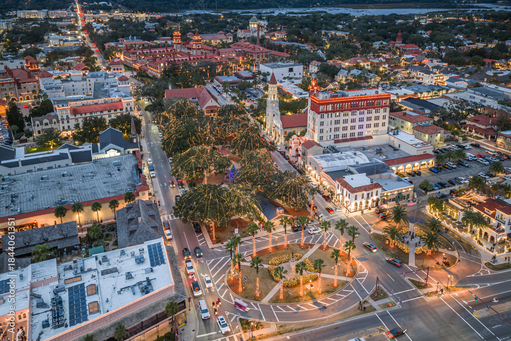Fototapeta premium St. Augustine Night of Lights