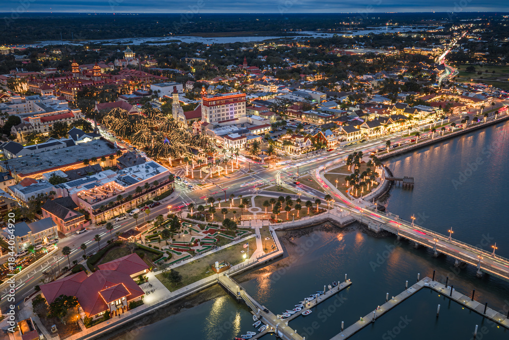 Fototapeta premium St. Augustine Night of Lights
