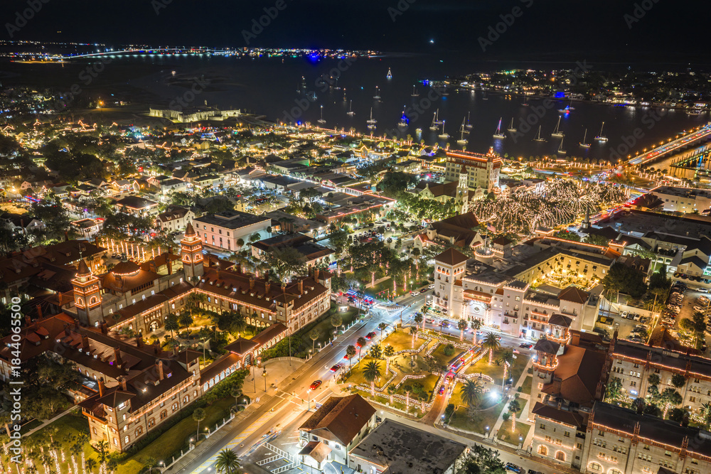 Fototapeta premium St. Augustine Night of Lights