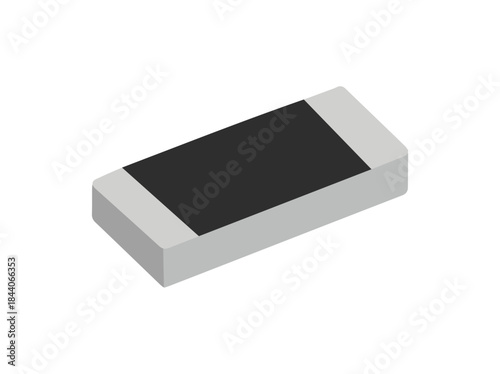 Surface Mount Resistor Illustration