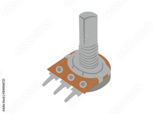 Potentiometer Resistor illustration