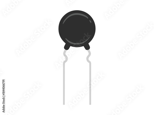 Thermistor Resistor Illustration
