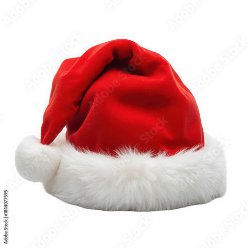Wallpaper Mural santa claus hat isolated on white Torontodigital.ca