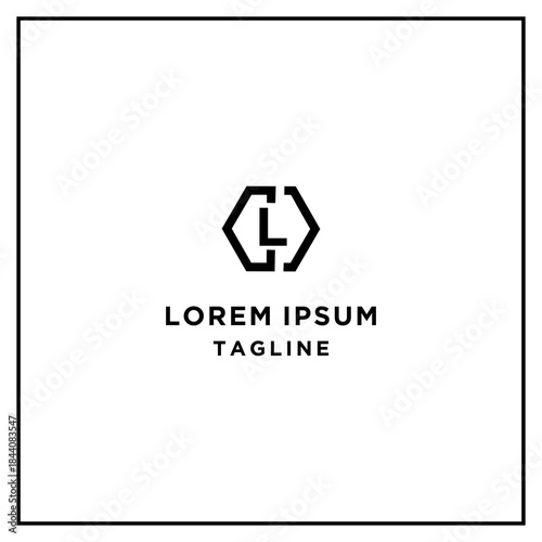 cl or lc hexagon logo