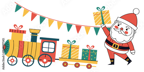 New Year Greetings and Christmas Ornaments