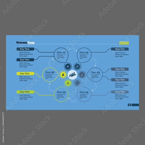 Creative Cycle Diagram Slide Template