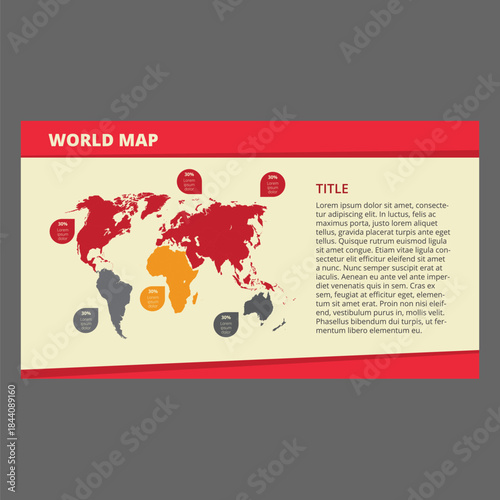 World map template 1
