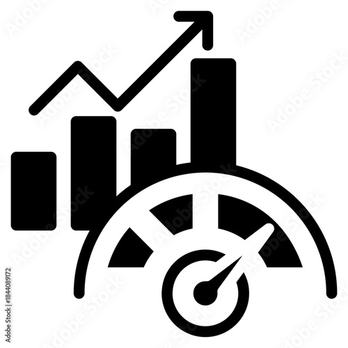 development, improvement, process, setting, setup, workflow, gear, control, automation, productivity, icon glyph vector design illustrator