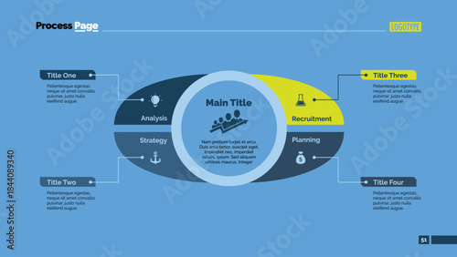 Four Points Strategy Slide Template