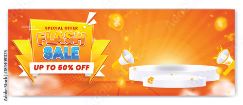 Smartwatch sale banner with up to 60 off discount offer