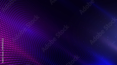 Technology background. Abstract digital combination dots. Network connection structure. 3D rendering.
