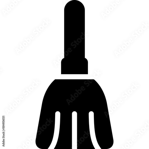 sweep icon illustration design with solid