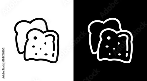 Toast With Icon Set Design