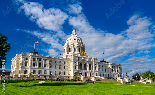 Konstfotografi Minnesota State Capitol building stands in Saint Paul, USA