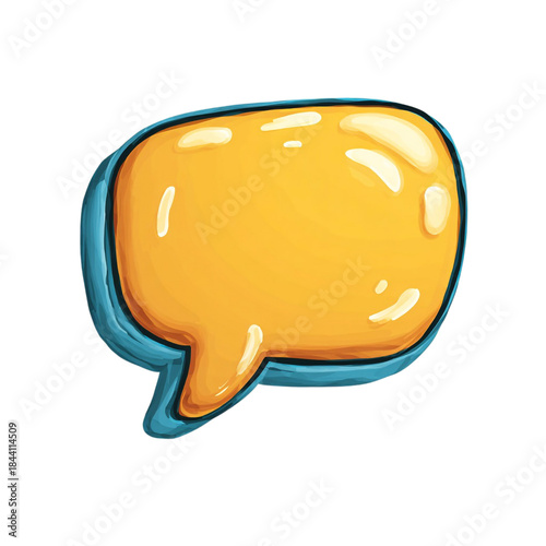 Chat Bubble Icon PNG Isolated on Transparent Background
