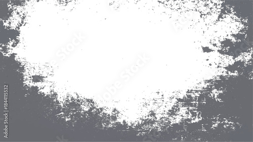 Abstract grunge background vector design with vintage texture, dirty frame, and ink splatter pattern effect