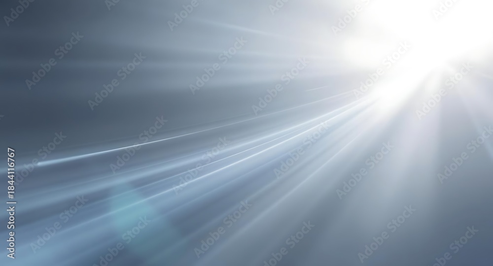 Obraz premium Bright light shining through clouds