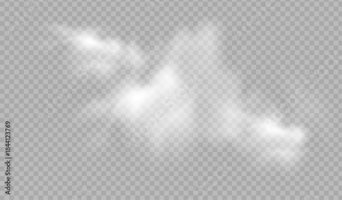 Realistic Ground Fog Overlay with Soft Diffusion PNG overlay